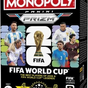 Monopoly Panini Prizm: FIFA World Cup Trading Cards Booster Box | Current Stars and FIFA World Cup Legends | Gifts for Soccer Fans (Copy)